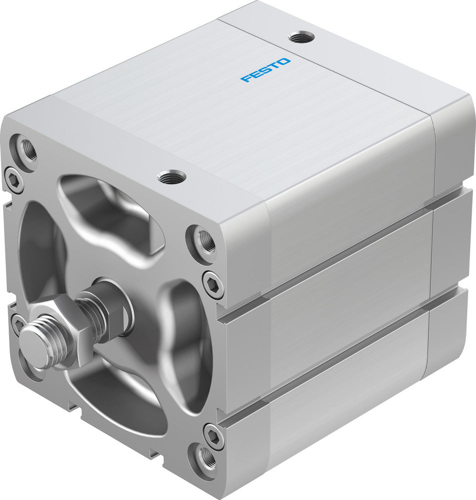 Festo Cilindro Compacto 100mm Diámetro 60mm Carrera ISO 21287 Doble Efecto - 577206
