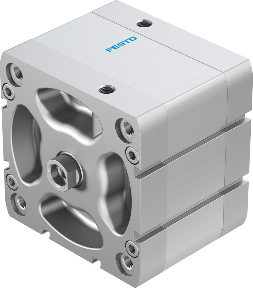 Festo Cilindro Compacto 100mm Diámetro 25mm Carrera ISO 21287 Doble Efecto - 577193