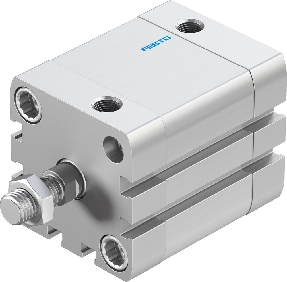Festo Cilindro Compacto 40mm Diámetro 25mm Carrera ISO 21287 Doble Efecto - 536293