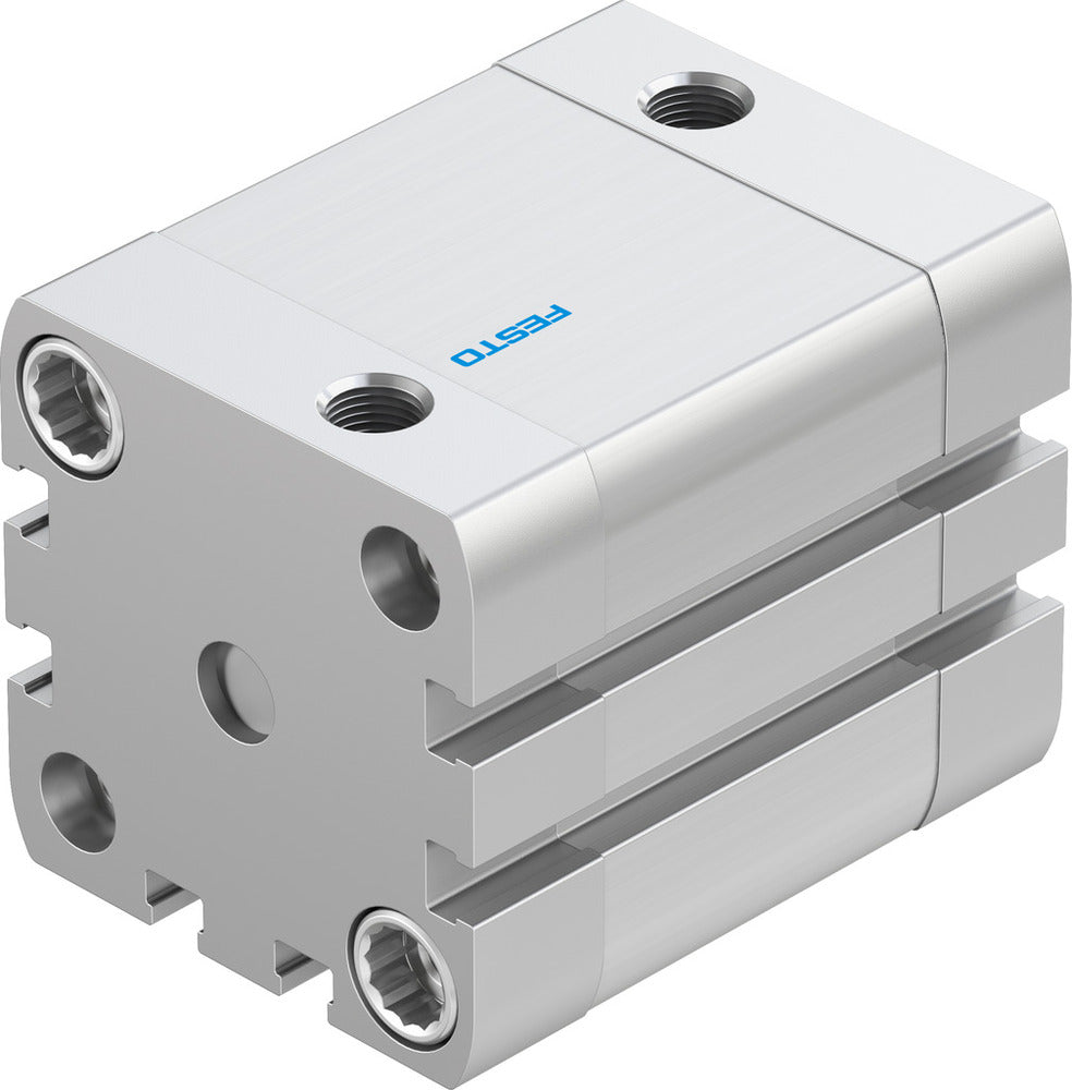 Festo Cilindro Compacto 40mm Diámetro 25mm Carrera ISO 21287 Doble Efecto - 572676