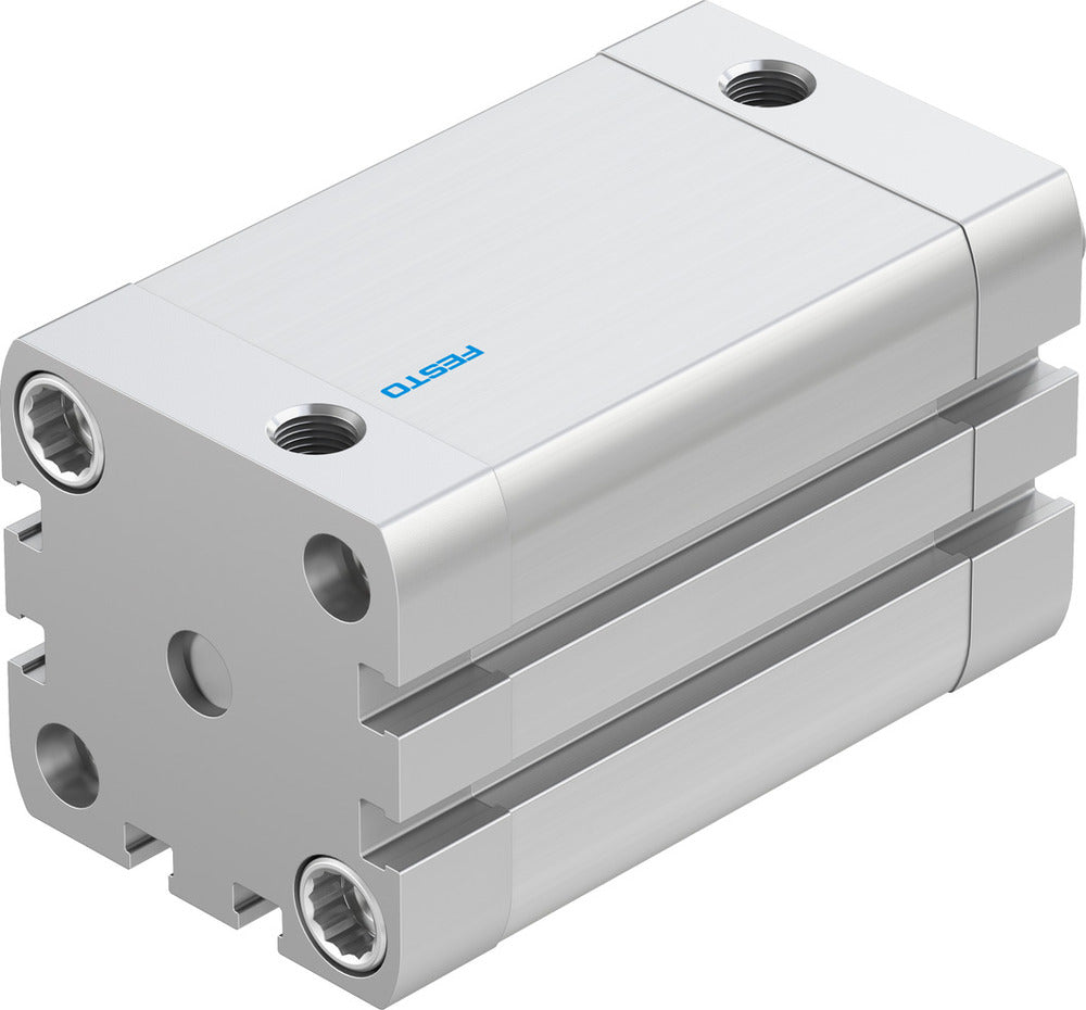 Festo Cilindro Compacto 40mm Diámetro 50mm Carrera ISO 21287 Doble Efecto - 572679