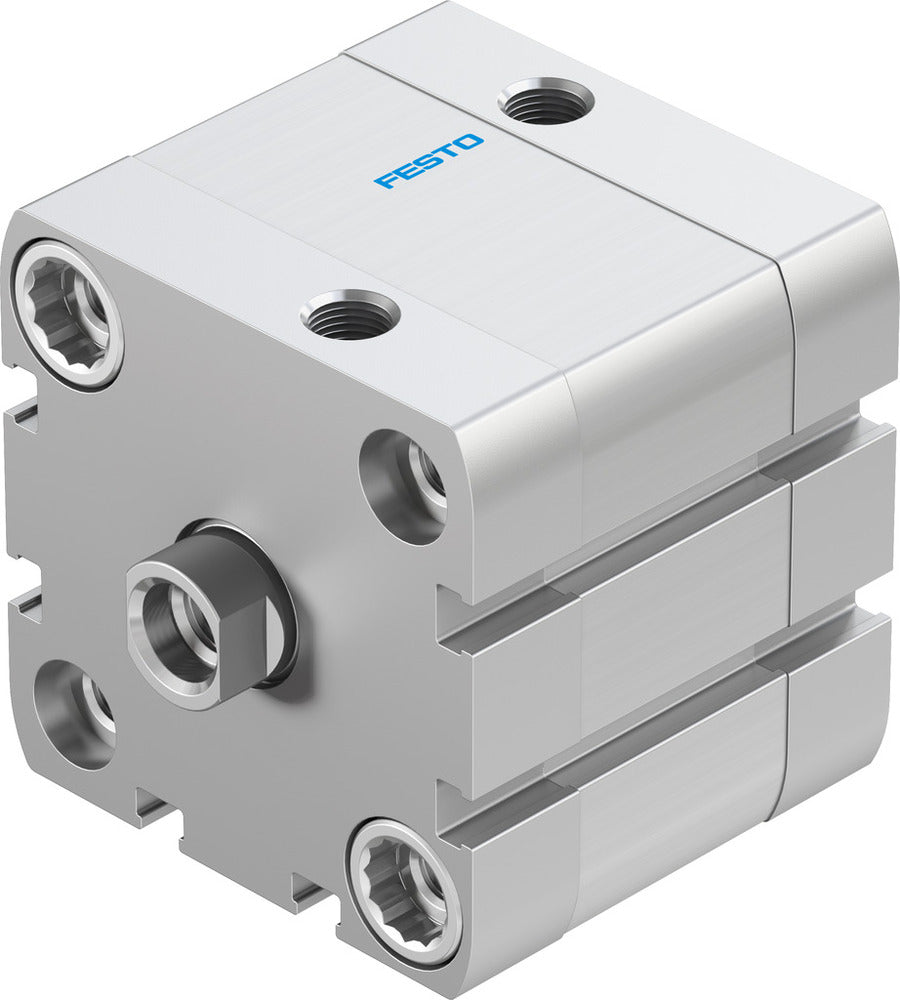Festo Cilindro Compacto 50mm Diámetro 15mm Carrera ISO 21287 Doble Efecto - 572683