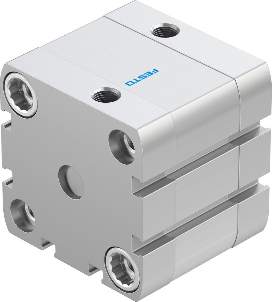 Festo Cilindro Compacto 50mm Diámetro 15mm Carrera ISO 21287 Doble Efecto - 572683