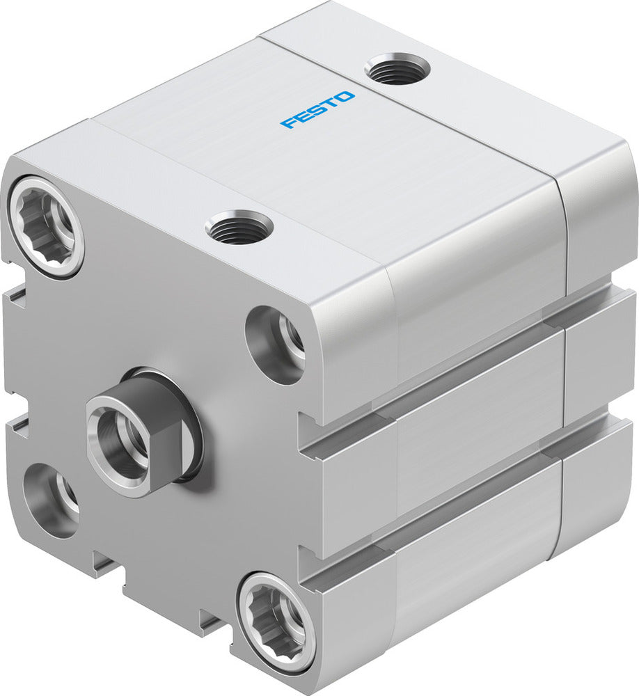 Festo Cilindro Compacto 50mm Diámetro 20mm Carrera ISO 21287 Doble Efecto - 572684