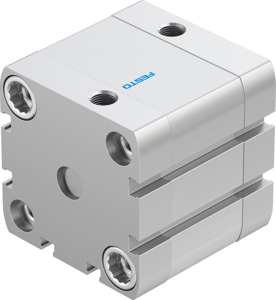 Festo Cilindro Compacto 50mm Diámetro 20mm Carrera ISO 21287 Doble Efecto - 572684