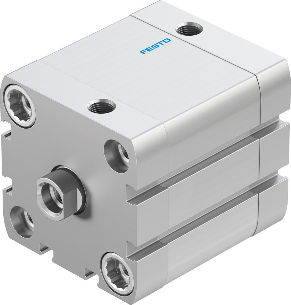 Festo Cilindro Compacto 50mm Diámetro 30mm Carrera ISO 21287 Doble Efecto - 572686