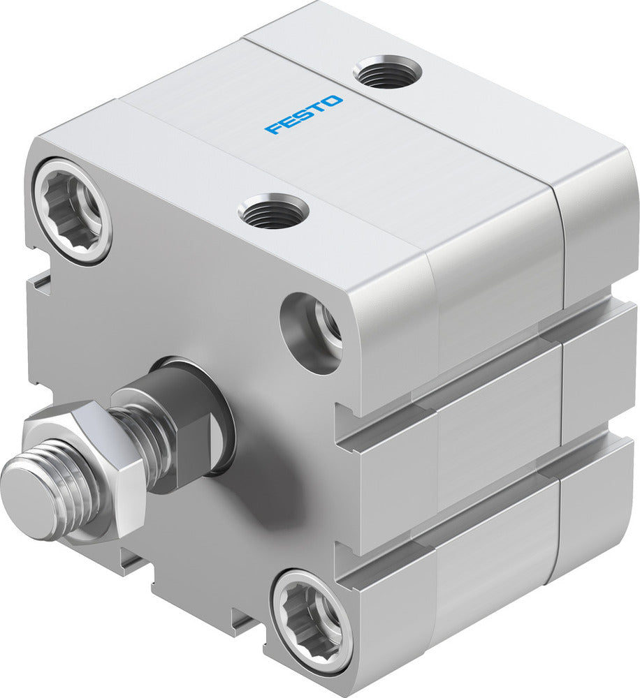 Festo Cilindro Compacto 50mm Diámetro 10mm Carrera ISO 21287 Doble Efecto - 572691