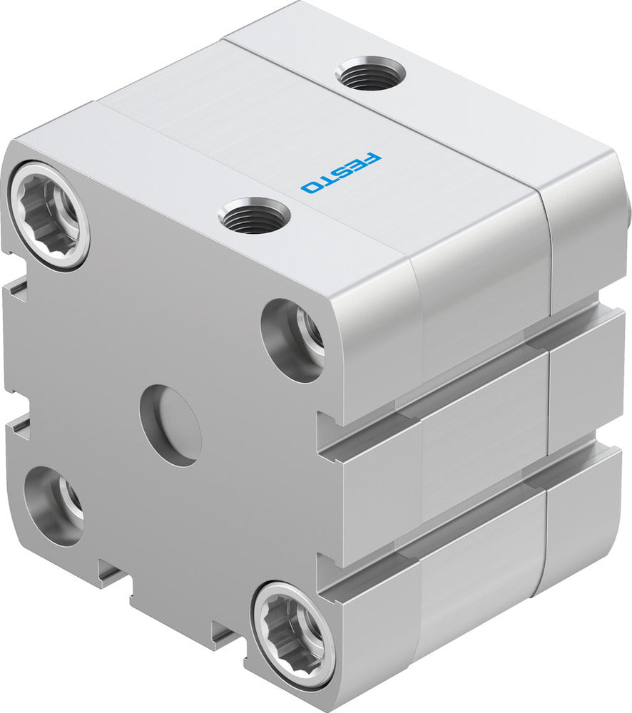 Festo Cilindro Compacto 50mm Diámetro 10mm Carrera ISO 21287 Doble Efecto - 572691