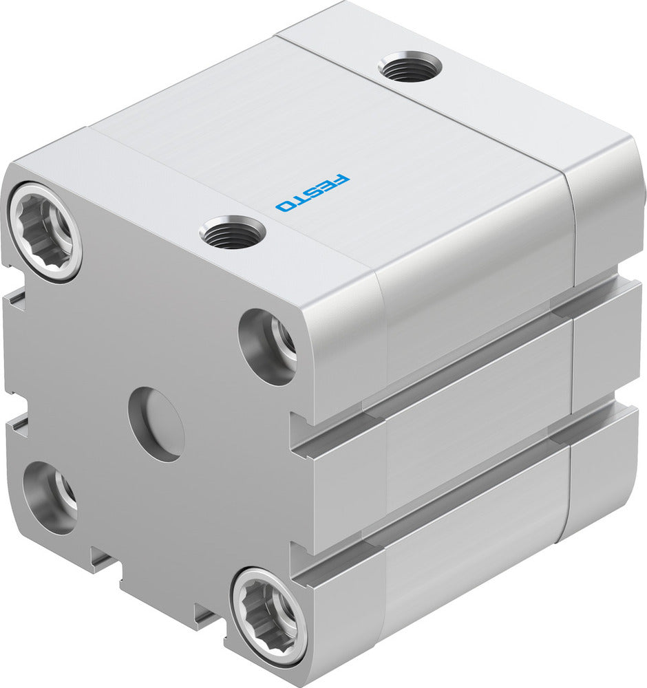 Festo Cilindro Compacto 50mm Diámetro 25mm Carrera ISO 21287 Doble Efecto - 572694
