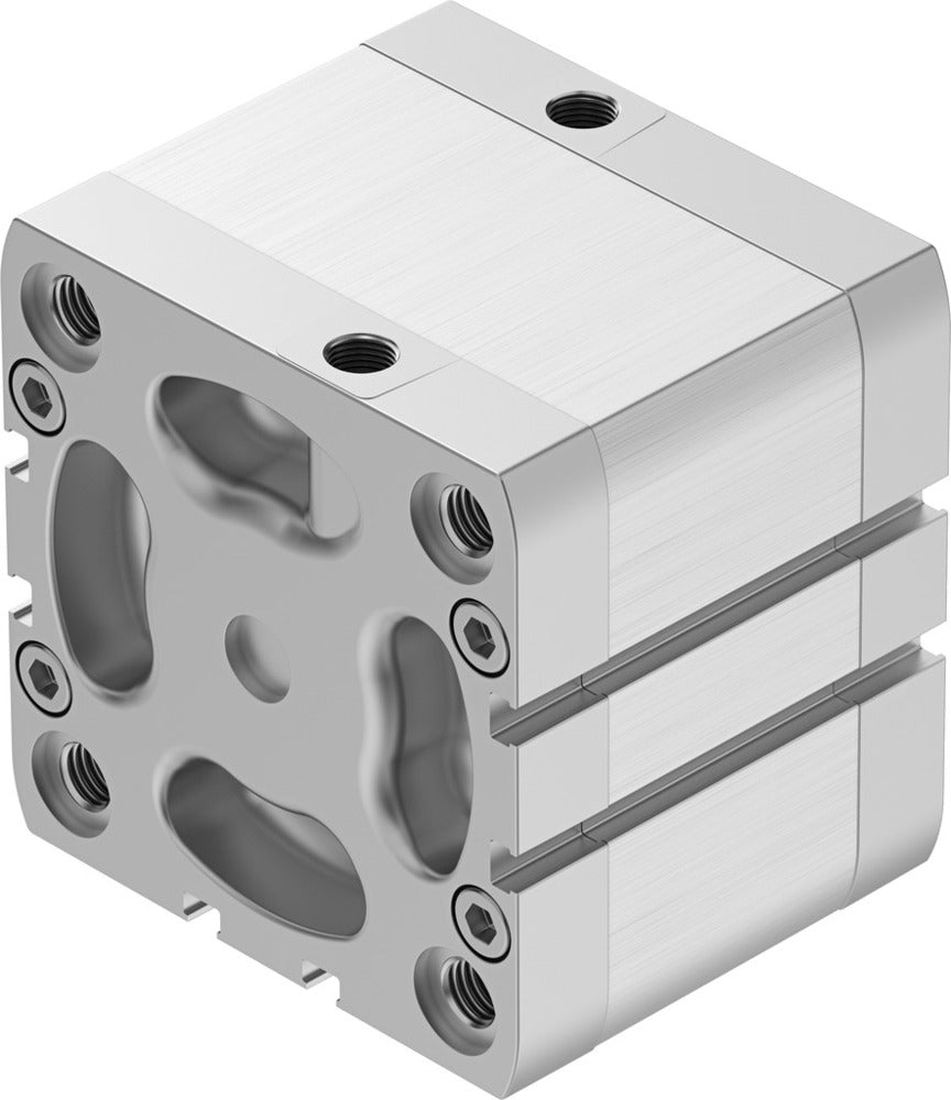 Festo Cilindro Compacto 80mm Diámetro 25mm Carrera ISO 21287 Doble Efecto - 536366