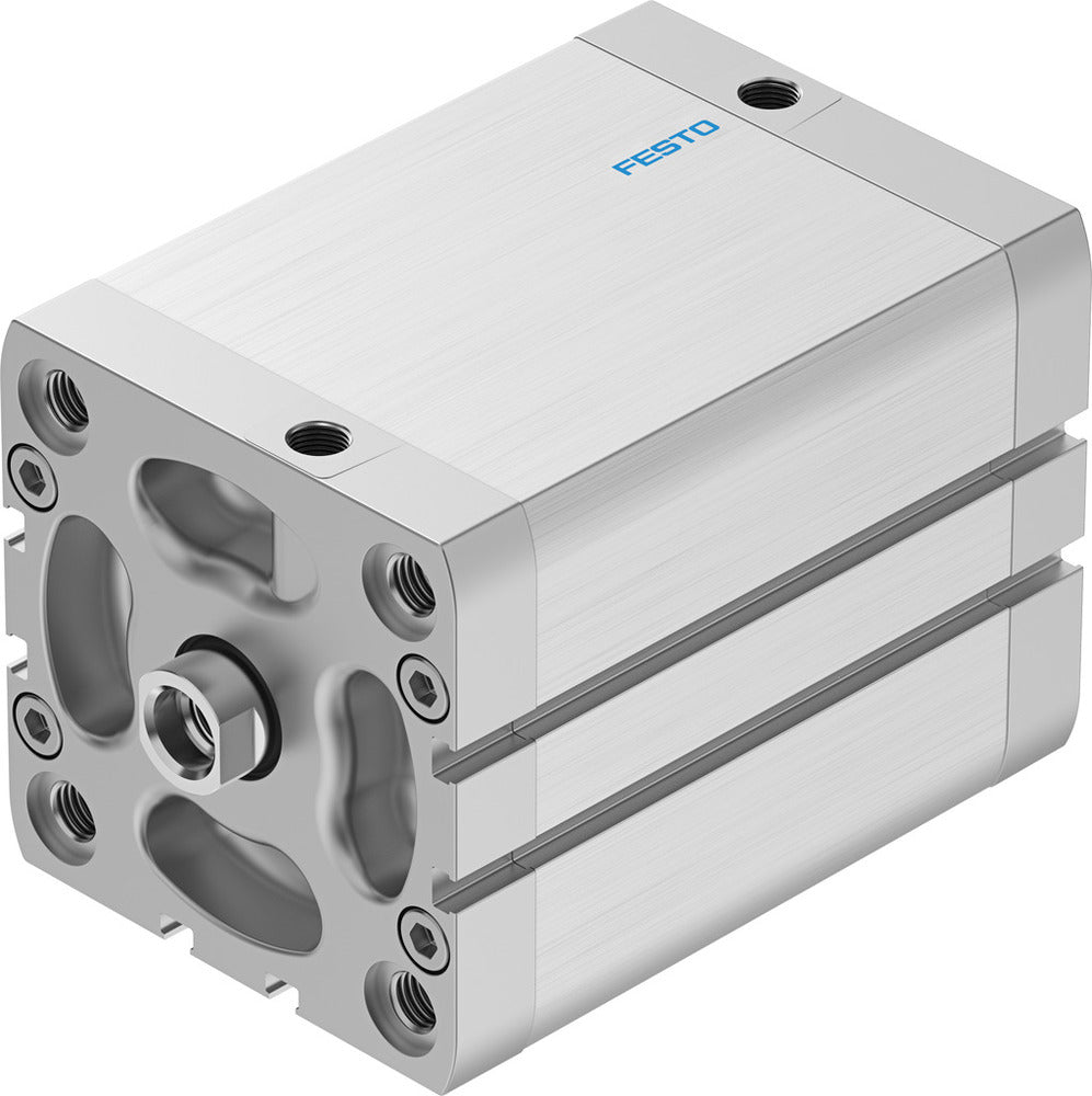 Festo Cilindro Compacto 80mm Diámetro 80mm Carrera ISO 21287 Doble Efecto - 572726
