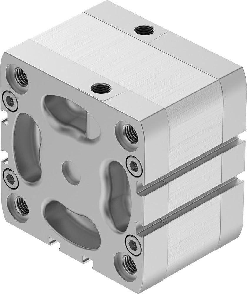 Festo Cilindro Compacto 80mm Diámetro 15mm Carrera ISO 21287 Doble Efecto - 572728