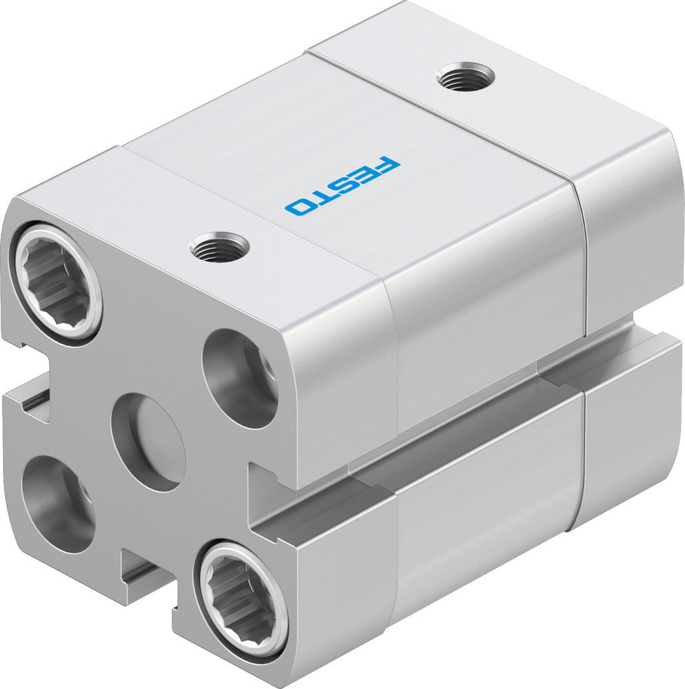 Festo Cilindro Compacto 20mm Diámetro 10mm Carrera ISO 21287 Doble Efecto - 577158