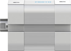 Festo Cilindro Compacto 20mm Diámetro 10mm Carrera ISO 21287 Doble Efecto - 577158
