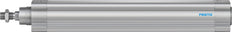 Cilindro Festo 50mm Diámetro 320mm Carrera ISO 15552 Doble Efecto - 1376312