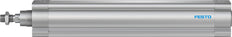 Cilindro Festo 80mm Diámetro 400mm Carrera ISO 15552 Doble Efecto - 1383343