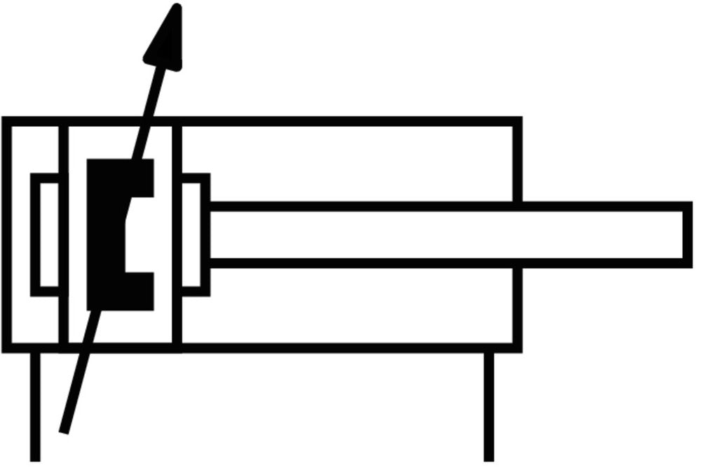 Festo Cilindro Plano 32mm Diámetro 40mm Carrera Doble Efecto - 14042