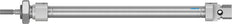 Cilindro Festo 8mm Diámetro 100mm Carrera ISO 6432 Doble Efecto - 19182