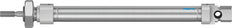 Cilindro Festo 10mm Diámetro 80mm Carrera ISO 6432 Doble Efecto - 19187