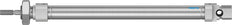Cilindro Festo 10mm Diámetro 100mm Carrera ISO 6432 Doble Efecto - 19188