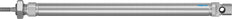 Cilindro Festo 16mm Diámetro 200mm Carrera ISO 6432 Doble Efecto - 19206