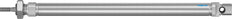 Cilindro Festo 16mm Diámetro 200mm Carrera ISO 6432 Doble Efecto - 19235
