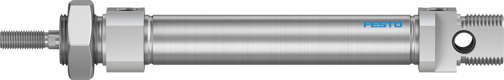 Cilindro Festo 20mm Diámetro 80mm Carrera ISO 6432 Doble Efecto - 19238