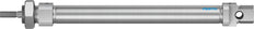 Cilindro Festo 20mm Diámetro 160mm Carrera ISO 6432 Doble Efecto - 19241