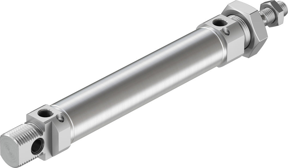 Cilindro Festo 25mm Diámetro 100mm Carrera ISO 6432 Doble Efecto - 19248