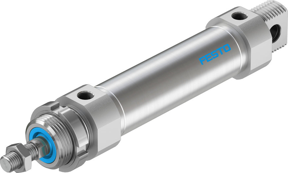 Festo Cilindro Redondo 32mm Diámetro 80mm Carrera Doble Efecto - 195983