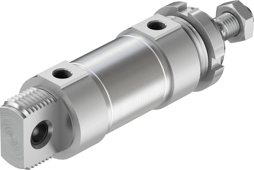 Festo Cilindro Redondo 50mm Diámetro 25mm Carrera Doble Efecto - 196000