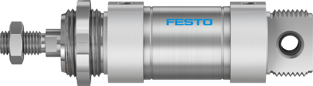 Festo Cilindro Redondo 50mm Diámetro 25mm Carrera Doble Efecto - 196000