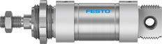 Festo Cilindro Redondo 50mm Diámetro 25mm Carrera Doble Efecto - 196000