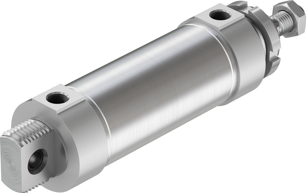 Festo Cilindro Redondo 63mm Diámetro 100mm Carrera Doble Efecto - 196014
