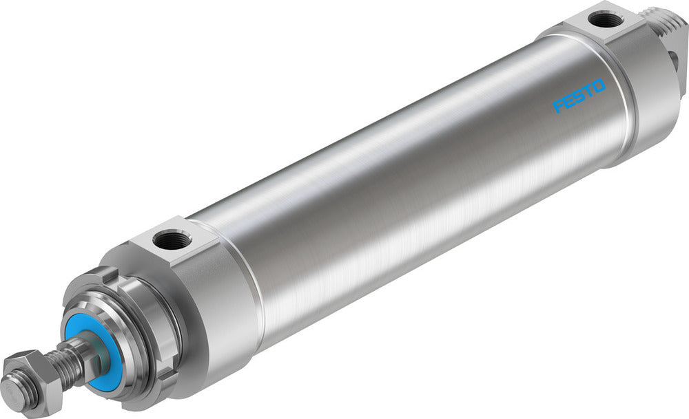 Festo Cilindro Redondo 63mm Diámetro 200mm Carrera Doble Efecto - 196017