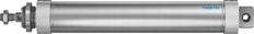 Festo Cilindro Redondo 63mm Diámetro 320mm Carrera Doble Efecto - 196019