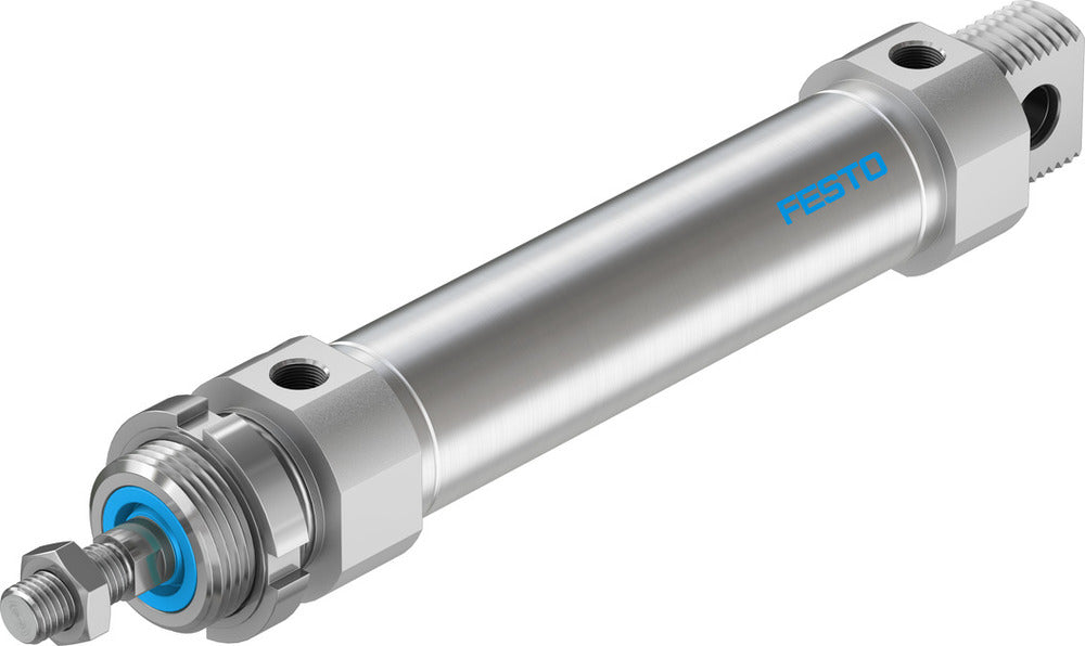 Festo Cilindro Redondo 32mm Diámetro 100mm Carrera Doble Efecto - 196024