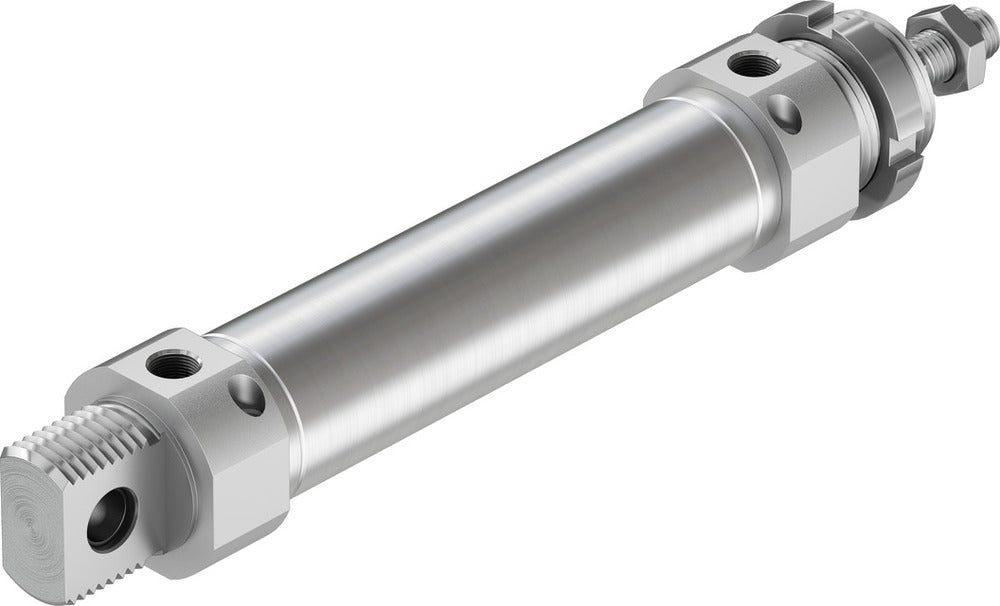 Festo Cilindro Redondo 32mm Diámetro 100mm Carrera Doble Efecto - 196024