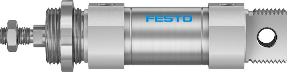 Festo Cilindro Redondo 40mm Diámetro 25mm Carrera Doble Efecto - 196030