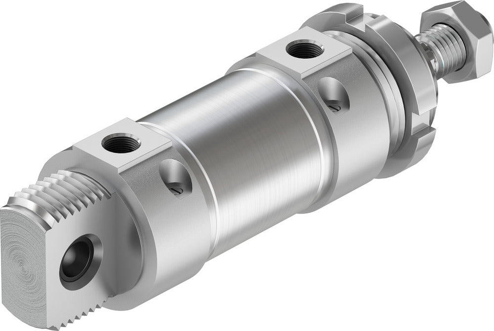 Festo Cilindro Redondo 50mm Diámetro 25mm Carrera Doble Efecto - 196040