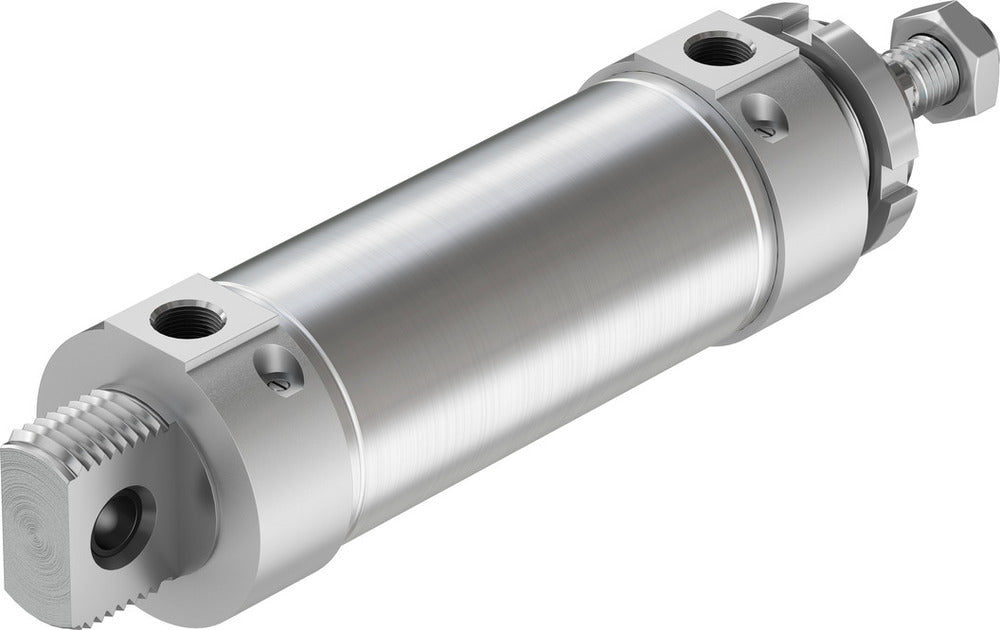 Festo Cilindro Redondo 63mm Diámetro 100mm Carrera Doble Efecto - 196054
