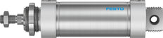 Festo Cilindro Redondo 63mm Diámetro 100mm Carrera Doble Efecto - 196054