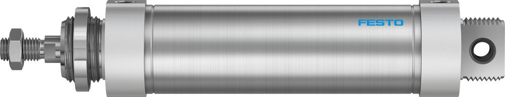 Festo Cilindro Redondo 63mm Diámetro 160mm Carrera Doble Efecto - 196056