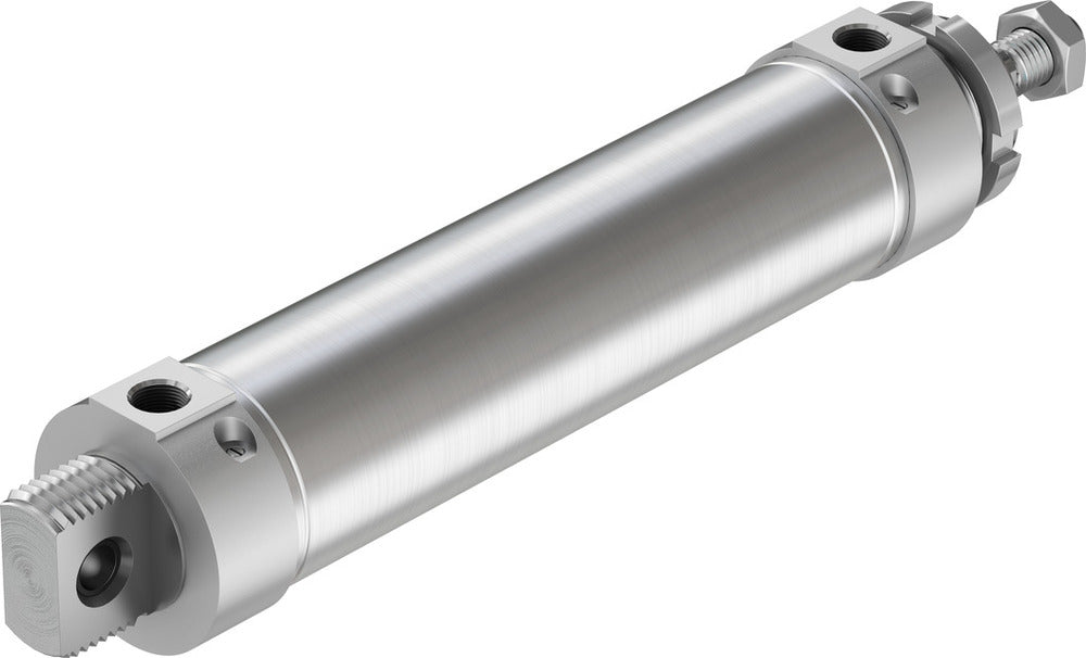 Festo Cilindro Redondo 63mm Diámetro 200mm Carrera Doble Efecto - 196057