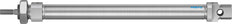 Cilindro Festo 20mm Diámetro 200mm Carrera ISO 6432 Doble Efecto - 559278