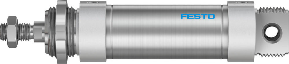 Festo Cilindro Redondo 50mm Diámetro 80mm Carrera Doble Efecto - 196003