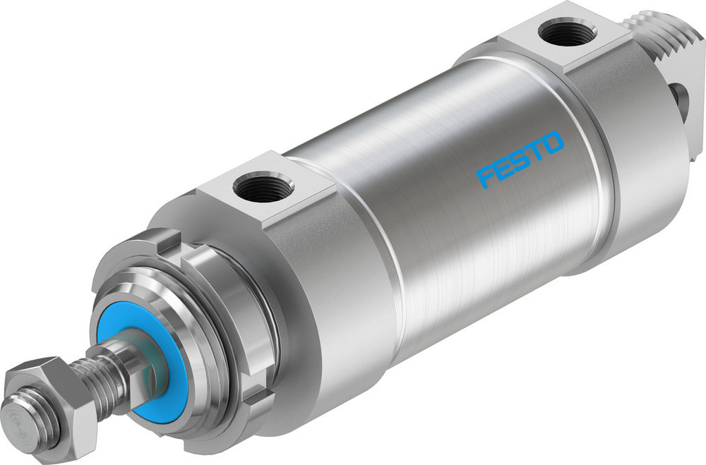 Festo Cilindro Redondo 63mm Diámetro 50mm Carrera Doble Efecto - 196012