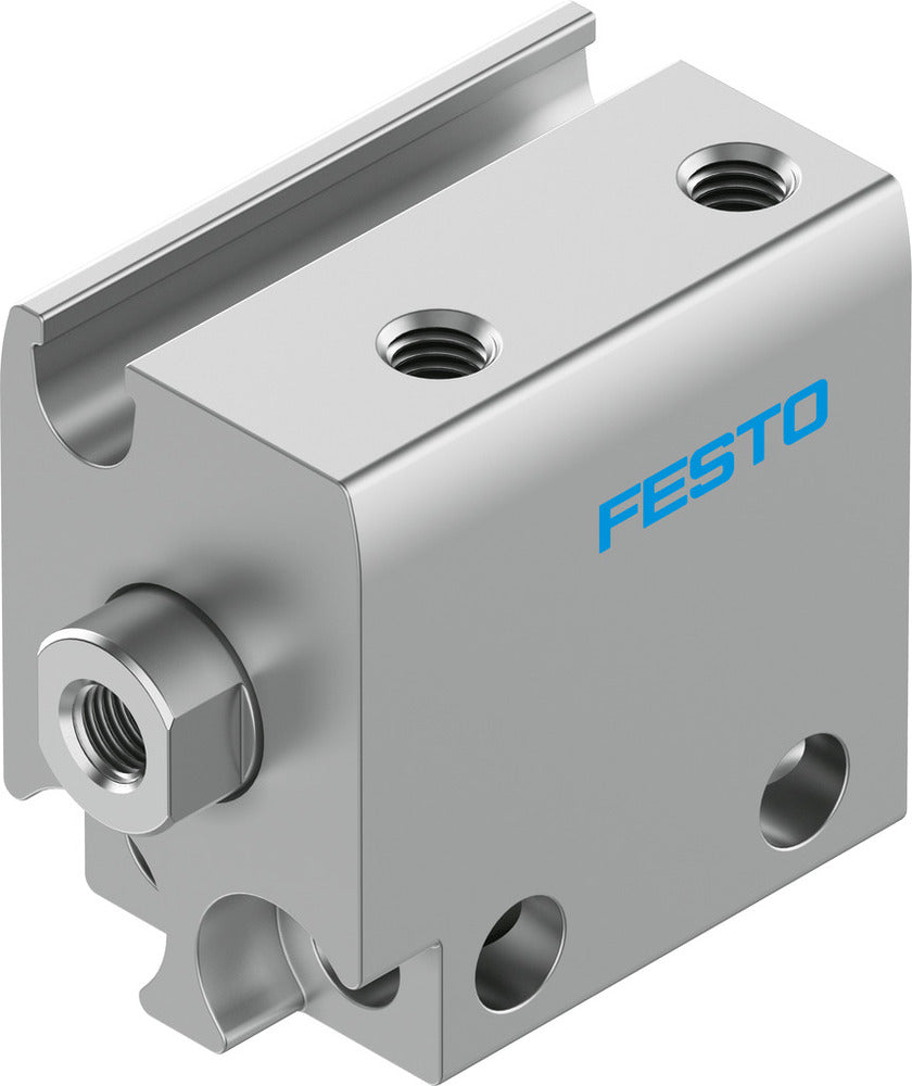Festo Cilindro Compacto 10mm Diámetro 5mm Carrera Simple Efecto - 4891759