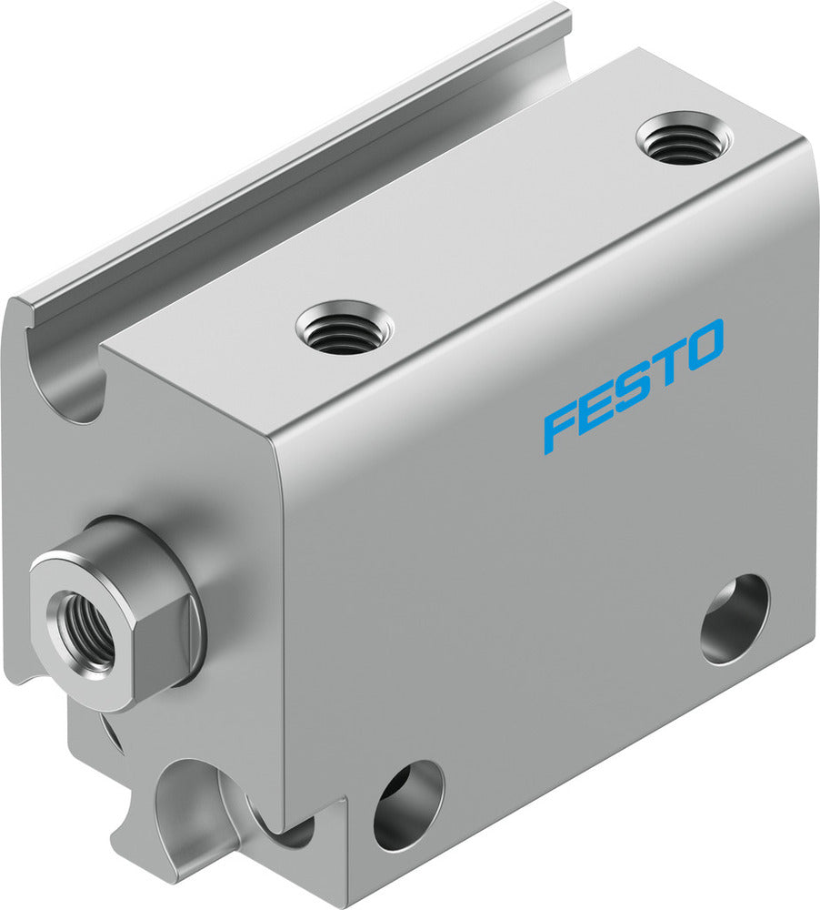 Festo Cilindro Compacto 10mm Diámetro 10mm Carrera Simple Efecto - 4891760
