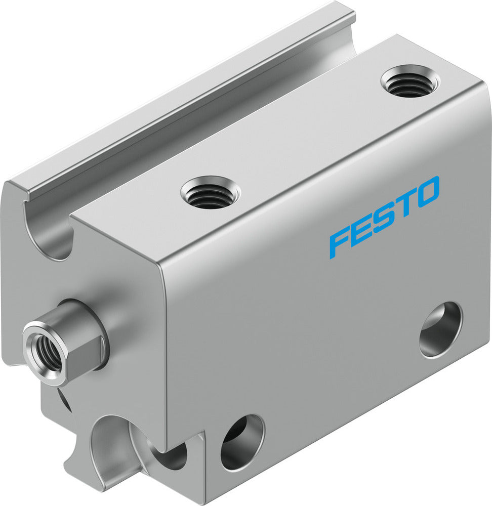 Festo Cilindro Compacto 6mm Diámetro 10mm Carrera Simple Efecto - 4984930